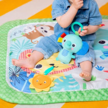 BRIGHT STARTS Tapis d'éveil et d'activités Jungle Vert, 5 jouets inc