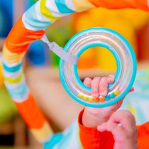 BRIGHT STARTS Transat bébé Toucan, Vibrations apaisantes, Arche d'é