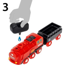 Circuit Locomotive a piles a vapeur - BRIO World - 36017 - Circuit en