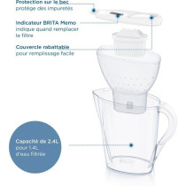 Filtres pour carafe - BRITA - MAXTRA PRO - 4 mois - Carafe MARELLA bla