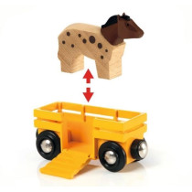 Train des Animaux de la Ferme - BRIO - Circuit en bois - Ravensburger