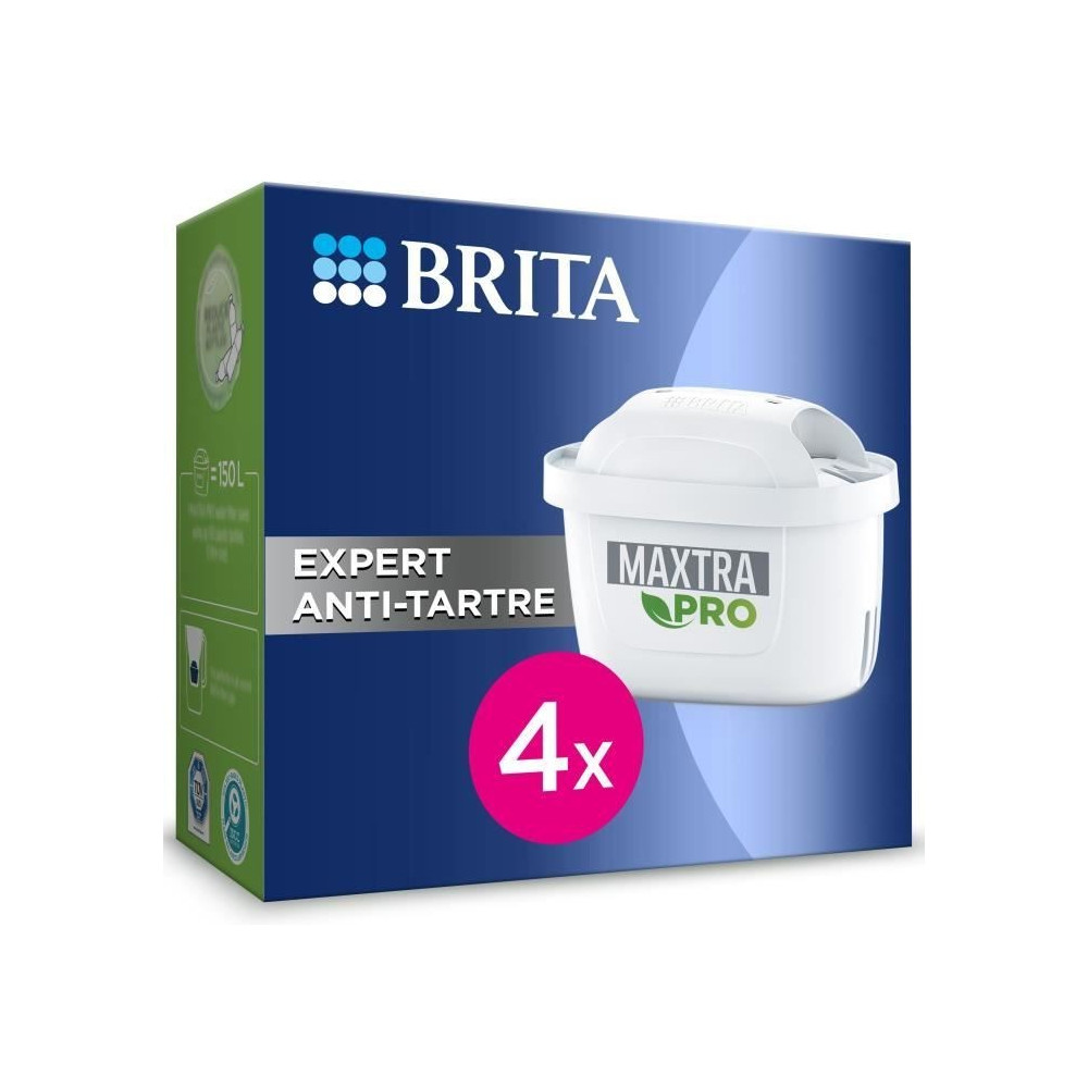 BRITA Cartouche Filtre Eau Robinet MAXTRA PRO Expert anti-tartre Pack