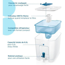 Bouteille et carafe filtrante Brita Distributeur d'eau filtrée Flow (