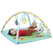 BRIGHT STARTS Tapis d'Eveil Football, Arche de jeu avec jouets Oball d