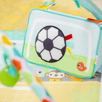 BRIGHT STARTS Tapis d'Eveil Football, Arche de jeu avec jouets Oball d