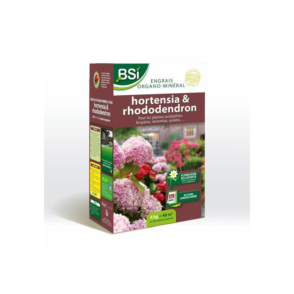 BSI - Engrais Hortensias/Rhododendrons - Pour Tous les Hortensias / Rh
