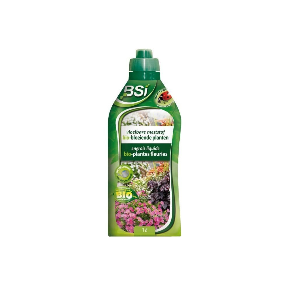 Engrais organique liquide pour plantes fleuries - BSI - Stimule la flo