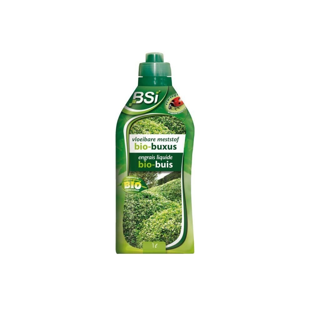 Engrais organique liquide pour Buis - BSI - Stimule et donne de l'écl