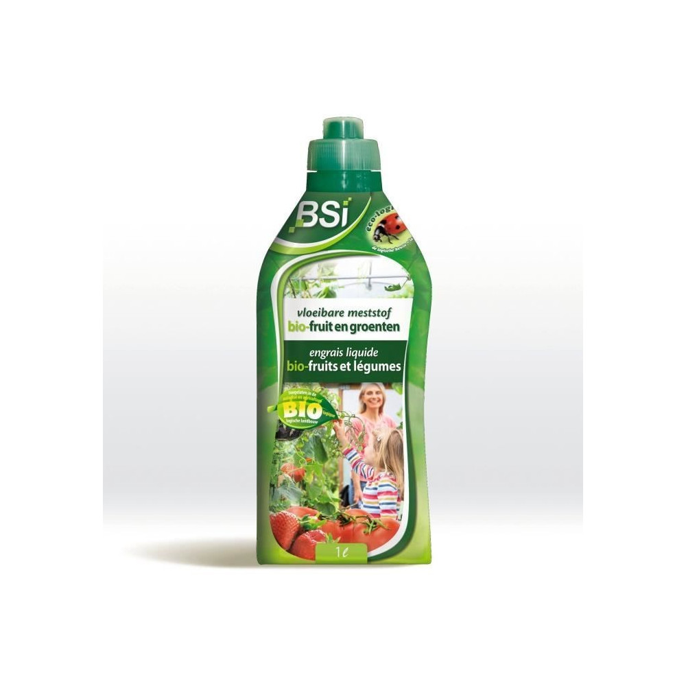 Engrais organique liquide pour fruits et légumes - BSI - Stimule la p