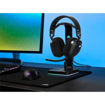 Casque sans fil HS80 RGB - Carbone CORSAIR - Casque micro - Dolby Atmo