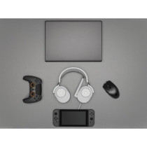 Casque gaming CORSAIR HS65 SURROUND - Blanc, son surround Dolby Audio