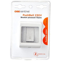 Bouton poussoir SCS SENTINEL 230V - Pouvoir de coupure 16A - IP55 - Bl