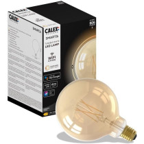 Ampoule LED Filament connectée Globe ambré G125 E27 - CALEX - 7W - 8