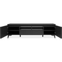 Meuble TV - Bertrix 56A - Ardoise / anthracite - 177x51,5x40 cm - 2 po