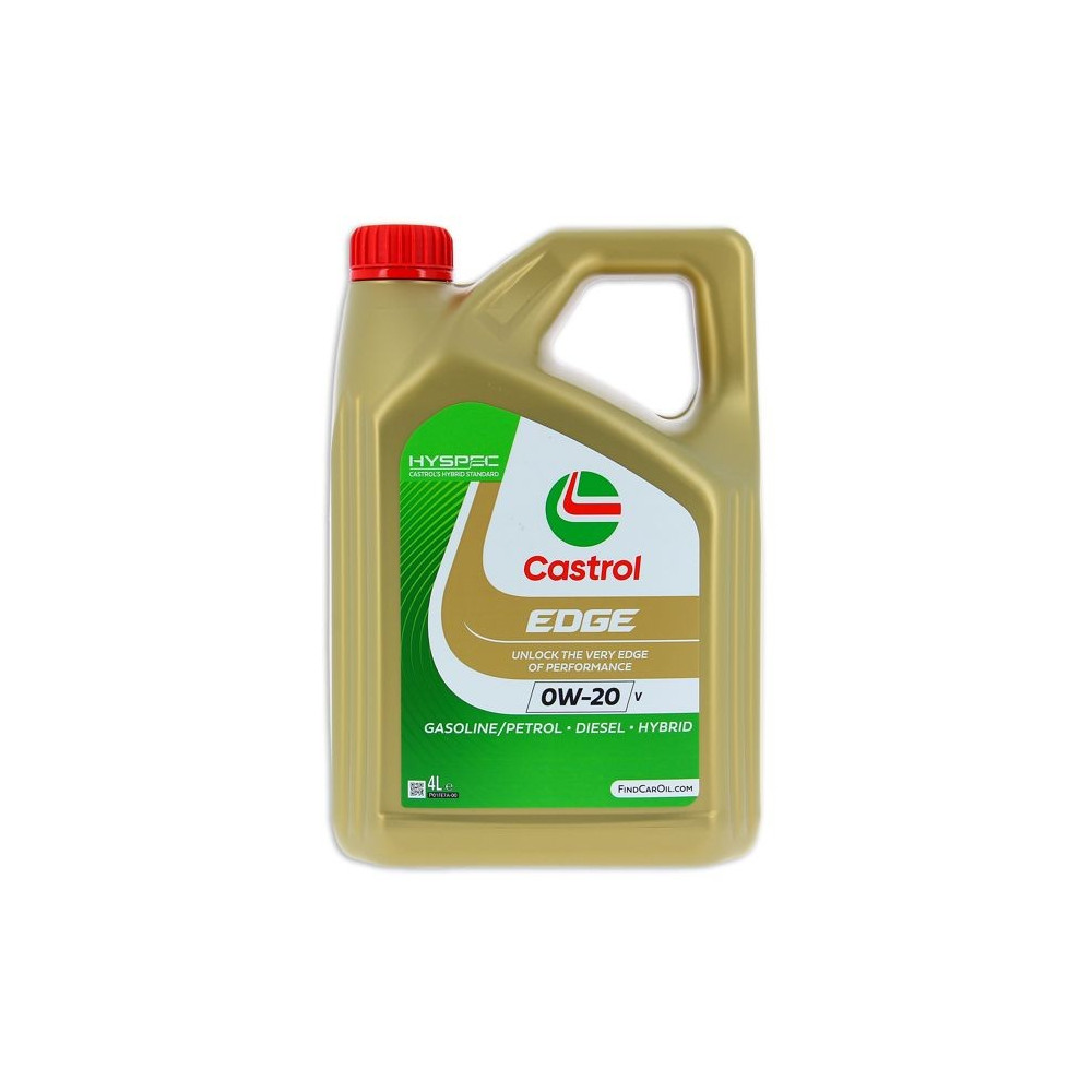 CASTROL EDGE 0W-20 V 4L - huile moteur 0W20
