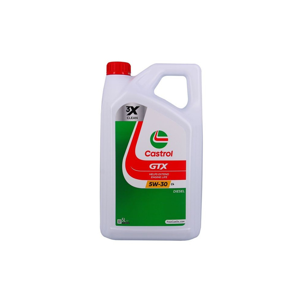 CASTROL GTX 5W-30 C4 5L - huile moteur 5W30