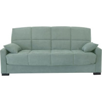 Clic clac 3 places MEGAN 14 - Tissu Soro vert amande - Avec accoudoirs