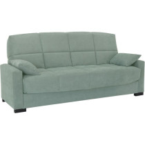 Clic clac 3 places MEGAN 14 - Tissu Soro vert amande - Avec accoudoirs