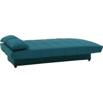 Banquette clic clac 3 places - Bleu canard - L 190 x P92 cm - MILA