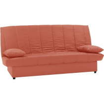 Banquette clic clac 3 places - Tissu 100% coton Terracotta - Style Con