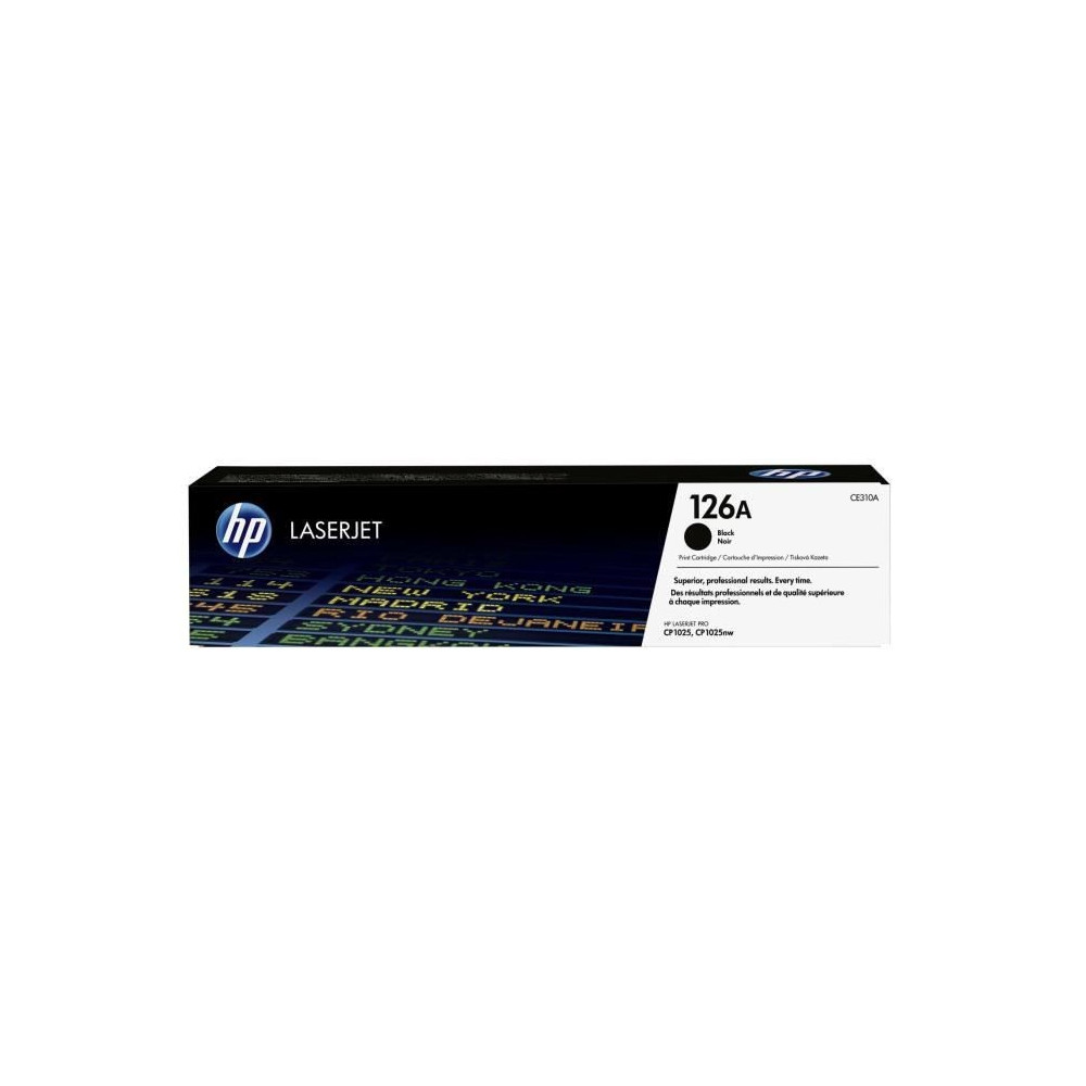 HP 126A Cartouche de Toner noir authentique (CE310A) pour HP LaserJet
