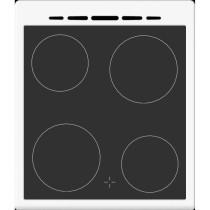 Cuisiniere vitrocéramique CONTINENTAL EDISON CECV50FCW - 4 feux - L49