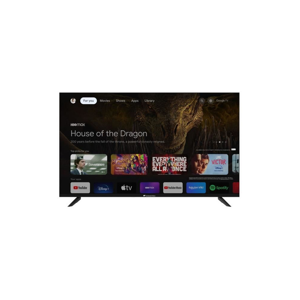 CONTINENTAL EDISON - CELED55SGUHD24B6 - 55 (139 cm) - UHD 4K - Smart T