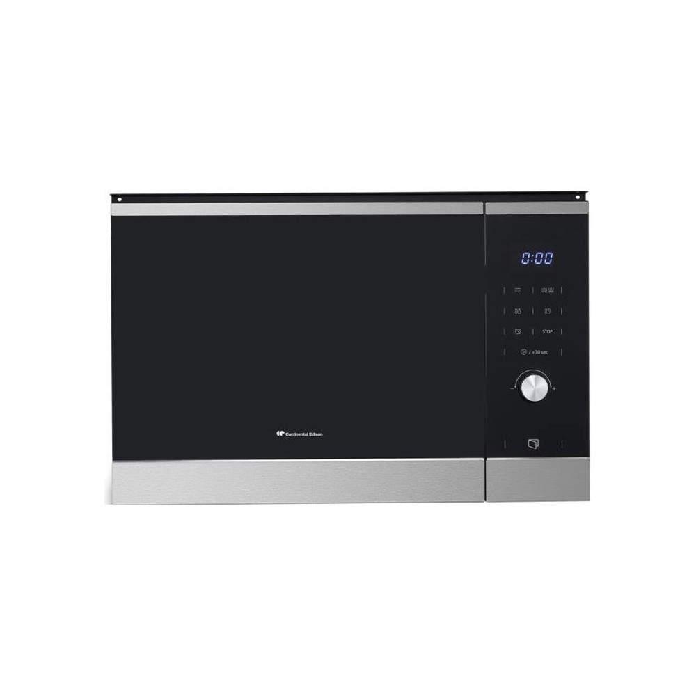 Micro ondes grill encastrable CONTINENTAL EDISON CEMO25GINE Noir Inox