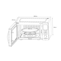 Micro-ondes combiné - CONTINENTAL EDISON - CEMO25SG13S3 - Silver - 25