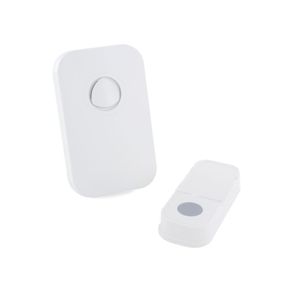 Carillon - CHACON - Sans fil sur batterie - 120 m - Blanc Carillon - CHACON - Sans fil sur batterie - 120 m - Blanc