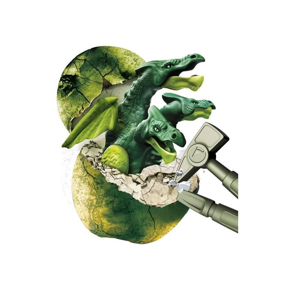 Clementoni - Sciences et Jeu - oeuf légendaire - Dragon a Trois Tetes