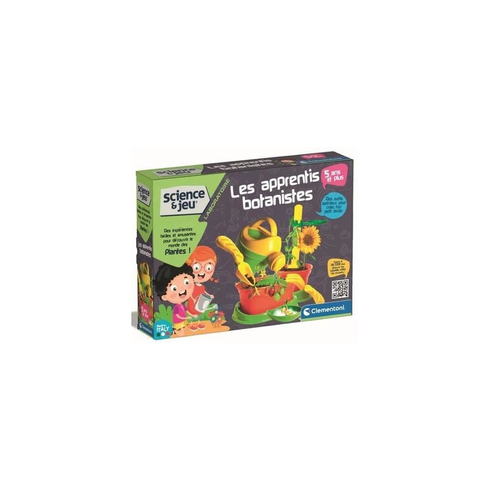 CLEMENTONI - Apprentis botanistes - Coffret scientifique - Découvrire
