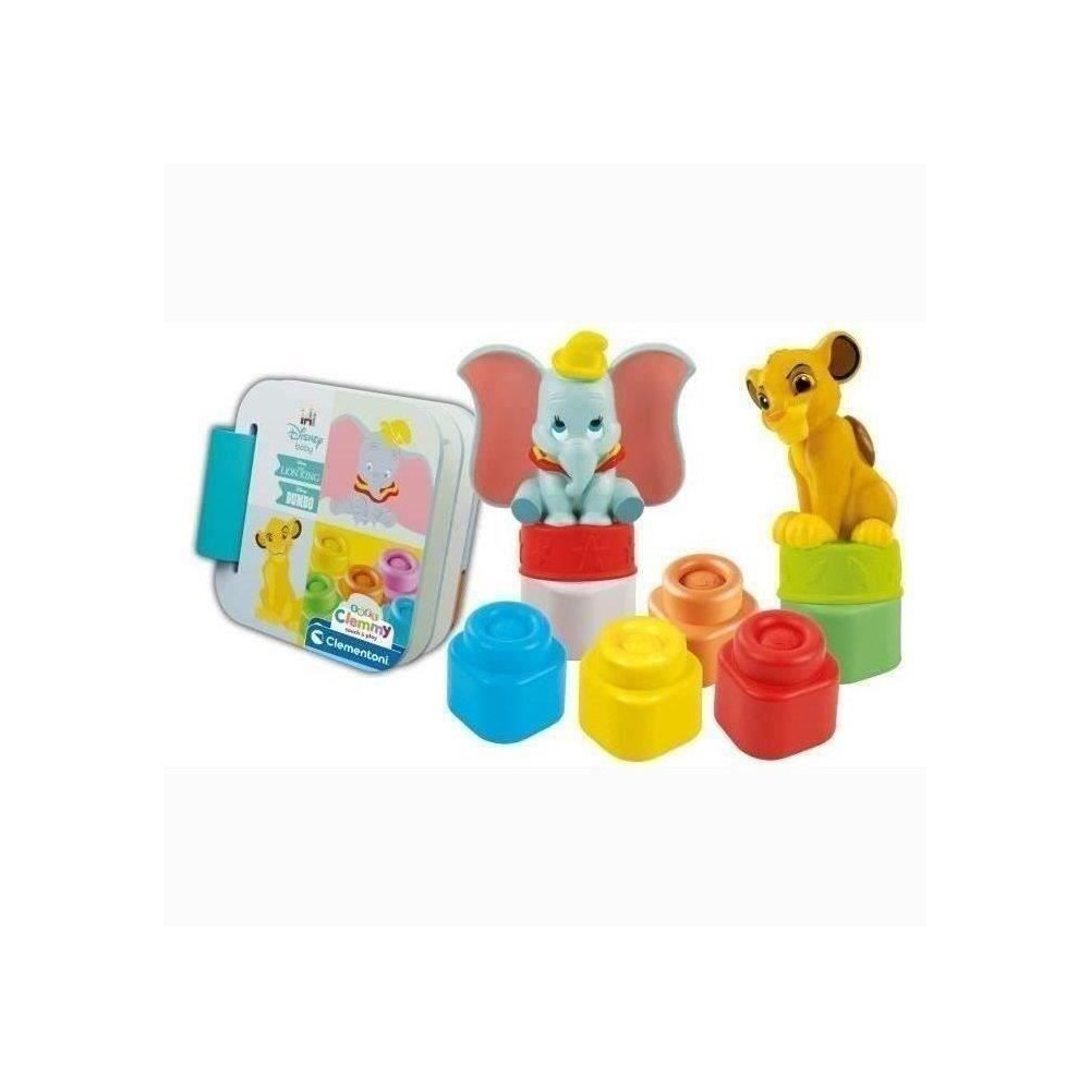 Coffret Disney Classics Clemmy - Disney Baby - Clementoni - 6 cubes -
