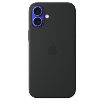 APPLE iPhone 16 Plus - Coque en silicone avec MagSafe - Black
