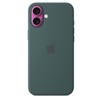 APPLE iPhone 16 Plus - Coque en silicone avec MagSafe - Lake Green