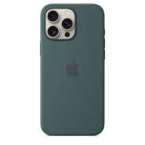 APPLE iPhone 16 Pro Max - Coque en silicone avec MagSafe - Lake Green