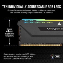 Mémoire RAM - CORSAIR - Vengeance RGB Pro SL DDR4 - 16GB 2x8GB DIMM -