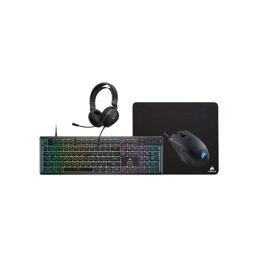 Pack Gaming CORSAIR 4 en 1 - Clavier K55 + Souris gaming HARPOON RGB P