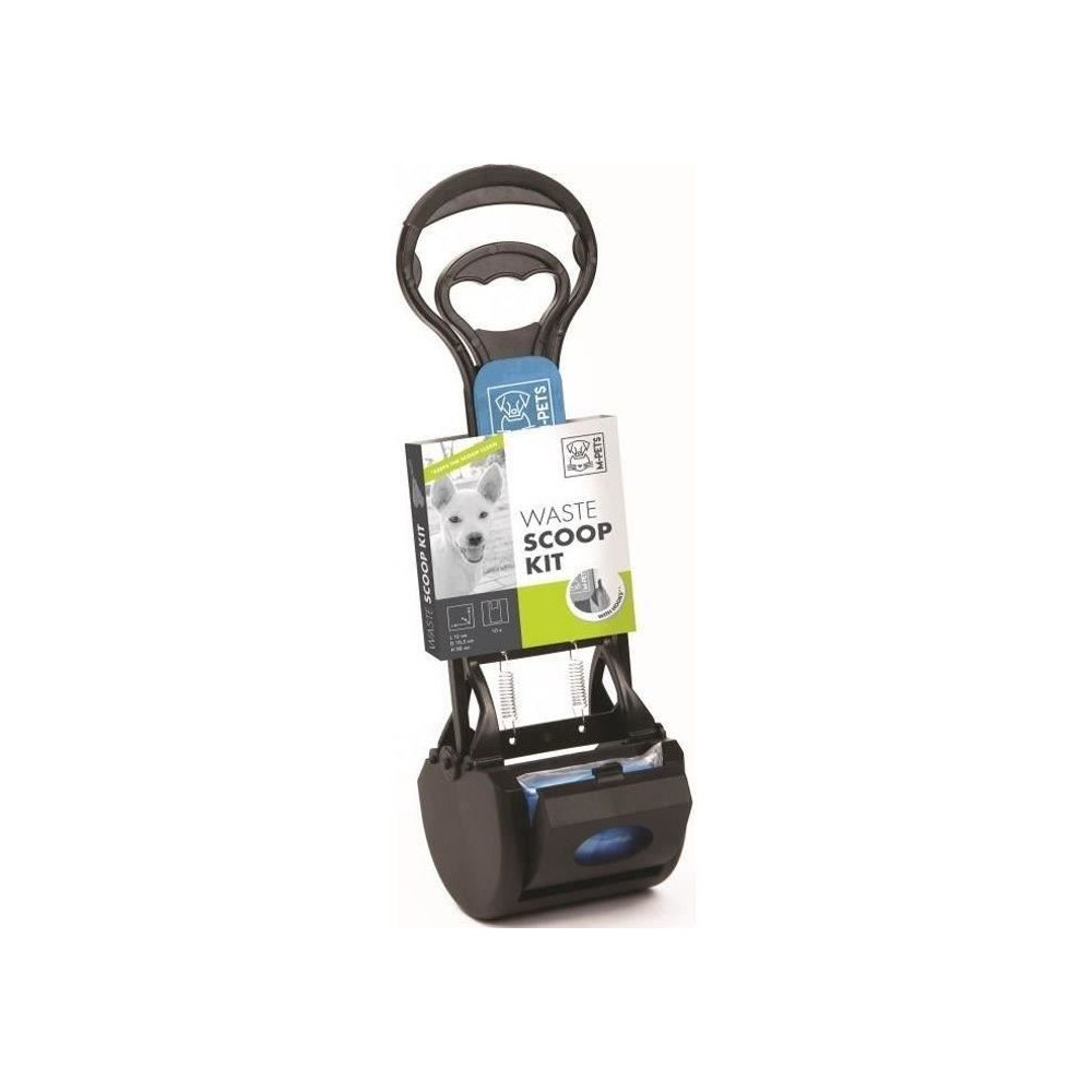 M-PETS Kit pelle a déjection Waste Scoop Kit - 38x12x10,5cm - Noir et