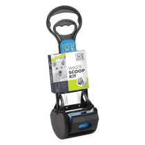 M-PETS Kit pelle a déjection Waste Scoop Kit - 38x12x10,5cm - Noir et
