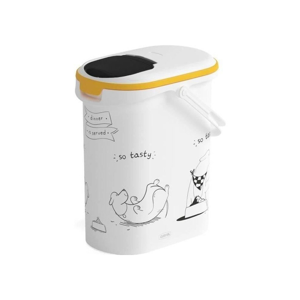 CURVER Conteneur a croquettes pour chien 4 kg - 10L - Le diner et serv