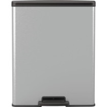 Poubelle Rectangle - DECO BIN - CURVER - 65L - Design moderne - 49 x 2