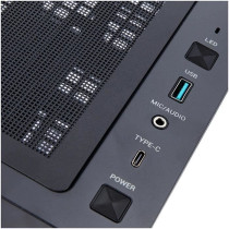 Boitier PC sans alimentation - DEEPCOOL CH560 (Noir) - Moyen tour - Fo