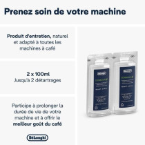 DELONGHI DLS C200 Détartrant EcoDecalk Mini 2x100ml pour toutes les m