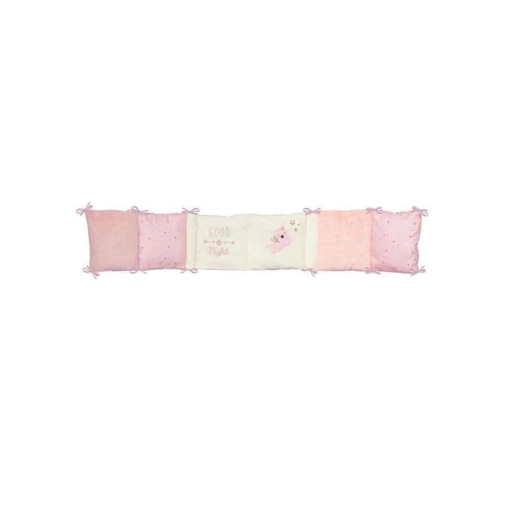DOMIVA Tour de lit Jolly - Microfibre 100% Polyester - Adaptable - Bla