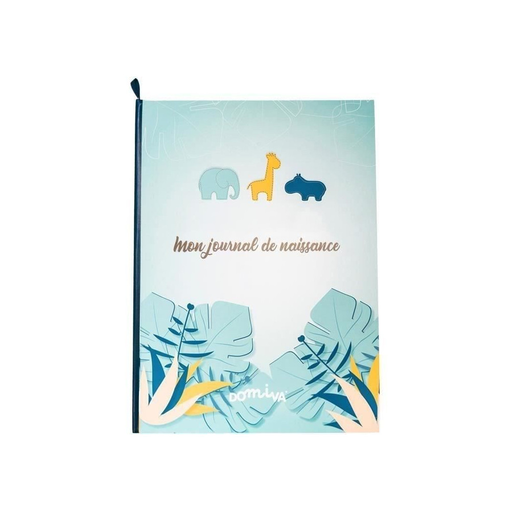 DOMIVA Livre naissance Zanimo - Bleu - 31,5 x 22 cm