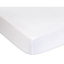 Lot de 2 draps housse Jersey oeko-Tex pour lit enfant - Blanc/Cailloux