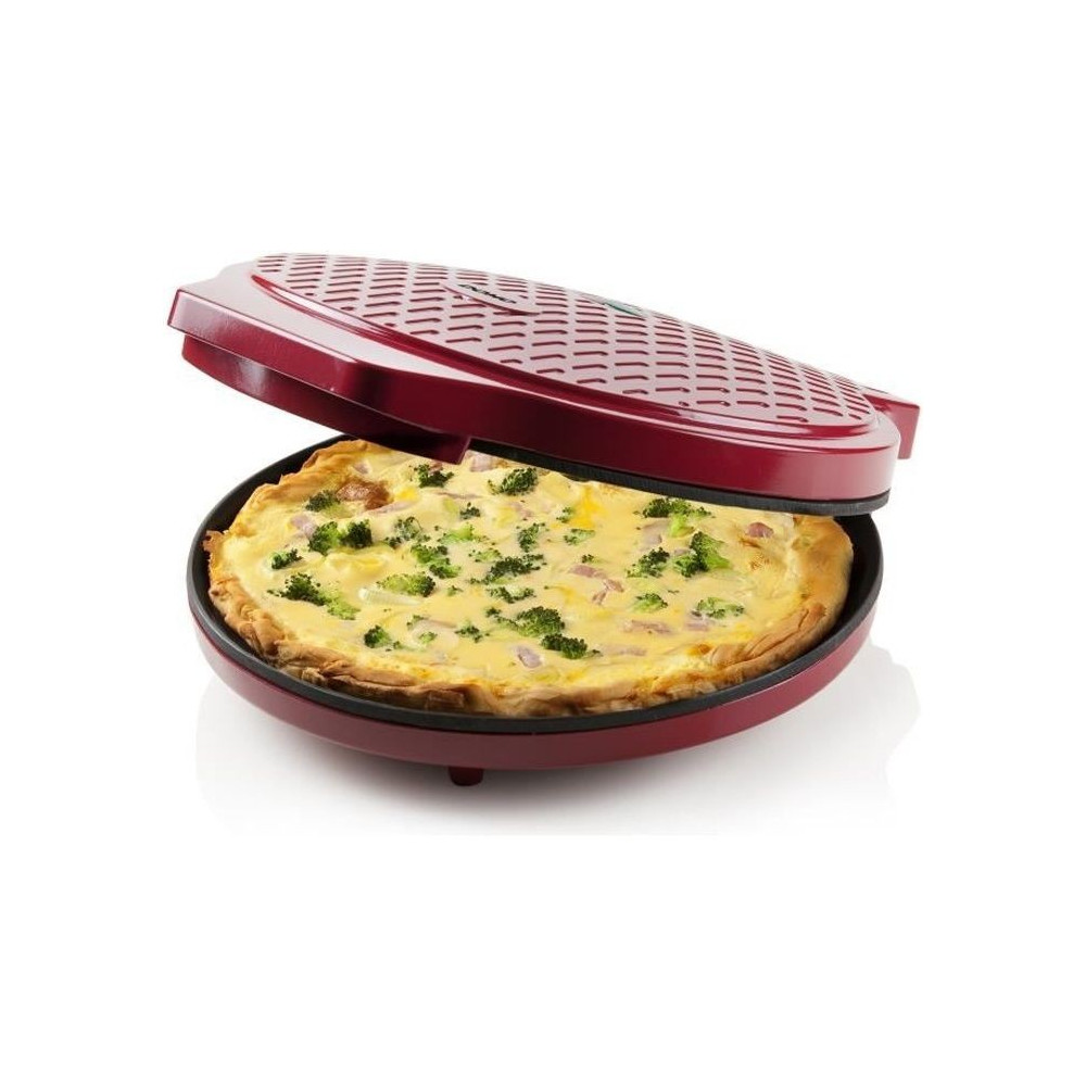 Four a pizza - DOMO - My express - 1450W - Rouge - Minuterie - Tempér