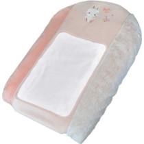 Matelas a  langer avec housse Lapinou - Rose - 50 x 75 cm