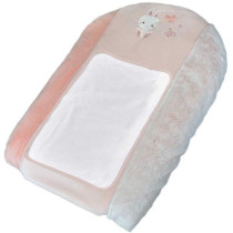 Matelas a  langer avec housse Lapinou - Rose - 50 x 75 cm